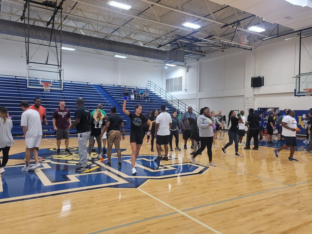 GISD_PE's tweet photo. Secondary Health & PE is back! We are energized, engaged, and committed to having a superb year in #GISDHPE! Excellent day of PD to kickoff staff development week. #health #makePEfun #wellness #professionaldevelopment #tuesdayvibes @gisdwellness @GISD_PD @gisdnews https://t.co/oYkm1o5QRe