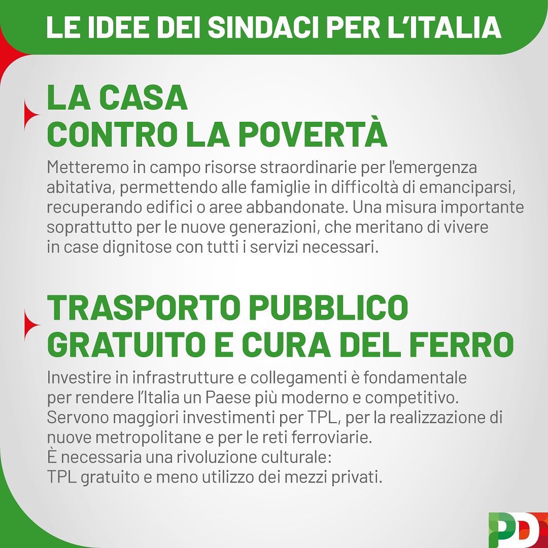 DiegoZardini's tweet photo. Sottoscrivo quanto proposto dai #sindacipd a @EnricoLetta: città verdi, ambiente, sanità, trasporti, asili nido, sburocratizzazione, sviluppo e sicurezza. Sono temi su cui è giunto il momento di dire la nostra e di lavorare, con il faro delle nostre idee.
#italia2027 https://t.co/AV10DGvXEL