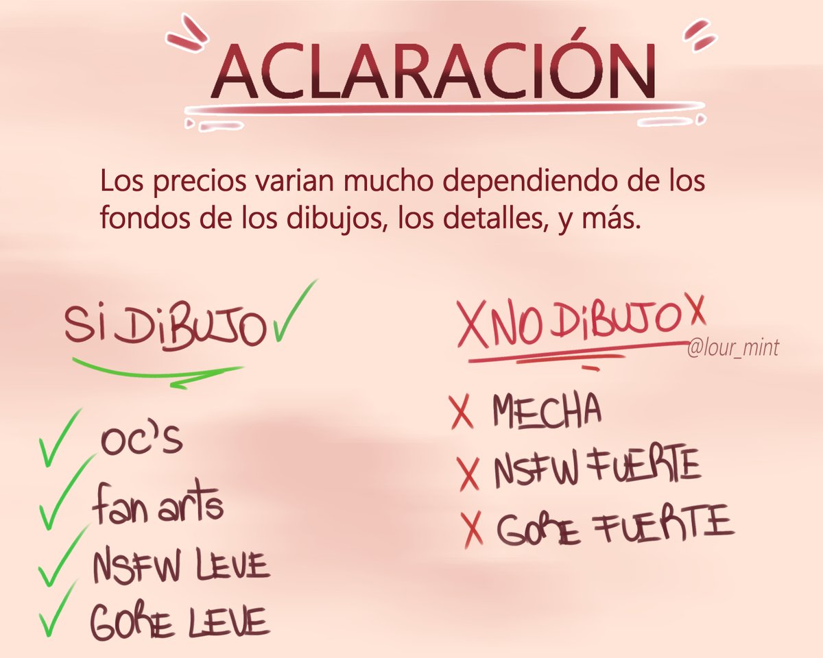 LourMint's tweet photo. Cuerpo completo: 1000$
------🌷🌷🌷🌷
Recuerden que los precios varían mucho de los fondos, cuántos personajes son, etc.
Cualquier duda me pueden mandar al MD, y lo hablamos tranquilamente ꒰⑅ᵕ༚ᵕ꒱˖♡
----------------------- https://t.co/ldnb7P5awl