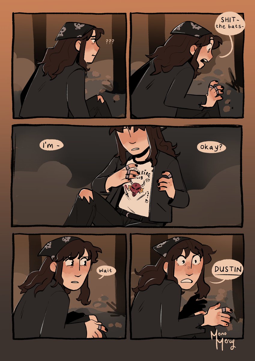 _monomercy_'s tweet photo. part 1- into the fog 

#strangerthings #dbd https://t.co/M3cDsNPhbK