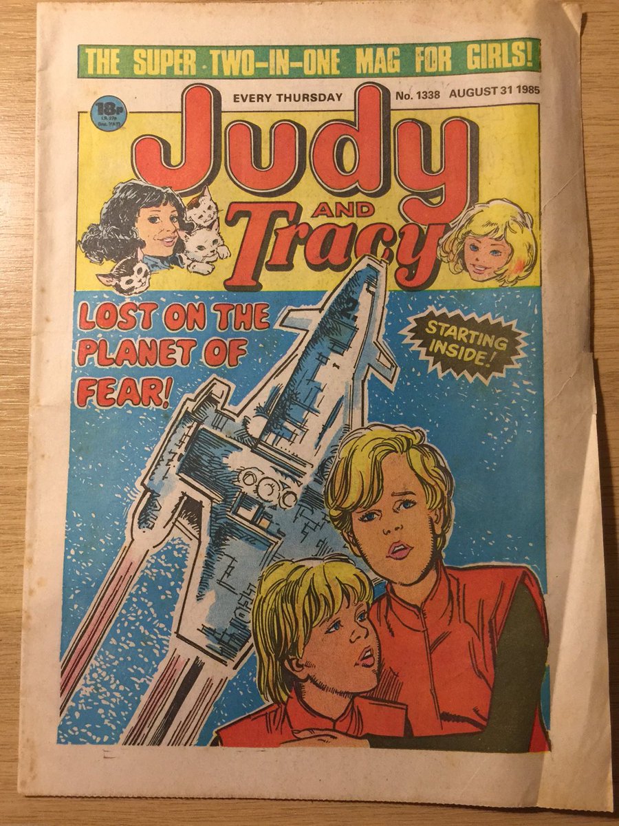 WatsonsVintage's tweet photo. A FABULOUS Retro Birthday Gift in my #etsyshop : Rare Vintage From 31st August 1985 'Judy And Tracy' Comic Comic Strip Stories #CollectableComic #ChildhoodNostalgia #UnusualGift #RetroBirthdayGift https://t.co/aRhry5nAbE #Rare #Comic #JudyAndTracy #31stAugustBirthDateGift #Retro https://t.co/mo0FBFWGCp