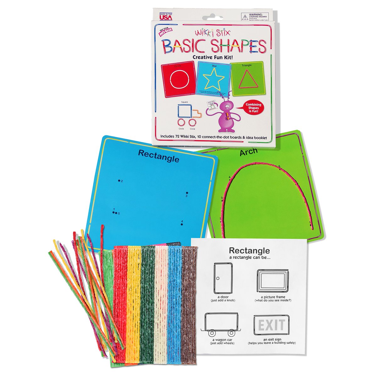 Wikkistix's tweet photo. Combining shapes is fun with the Wikki Stix Basic Shapes Creative Fun Kit! Fun, hands-on way to learn basic shapes… in connect-the-dot form. Available on https://t.co/UJ38VYFtME and https://t.co/KmU1XUtP7D #backtoschool #wikkistix #basicshapes #ECE #homeschooling https://t.co/Od5jSv4iYC