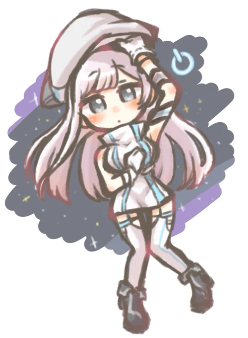 深夜の落書き・.。*・.。*宇宙咲姫ちゃん 