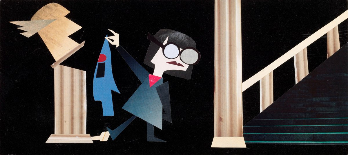 Concept art by Teddy Newton for The Incredibles (2004), dir. Brad Bird, Pixar