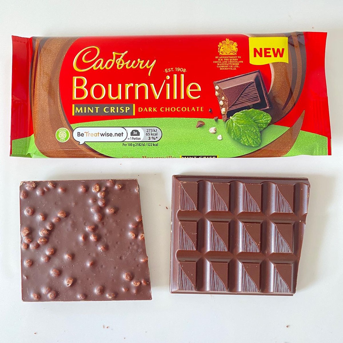 New Bournville Mint Crisp Review: instagram.com/p/CgzT2UGKdQG/ #chocolate #cadbury #cadburys #bournville #mint #snacks #poundland
