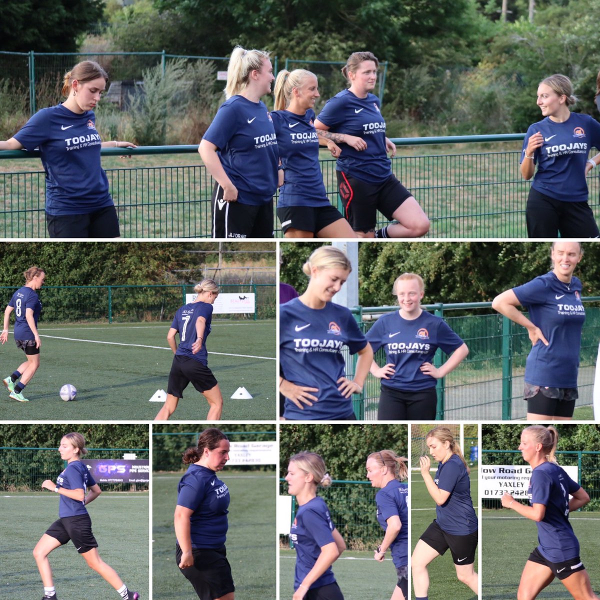 YaxleyPhoenixFC's tweet photo. Ladies looking sharp ๐ต๐ Amazing turn out yet again as the two Phoenix sides trained in the heat ahead of season fixtures announced this week.
@yaxleyfc @HerewardSport @TTHRC @HerGameToo @ERWFLe
#lookthepartplaythepart #settingstandards https://t.co/YnOnQdaOgY
