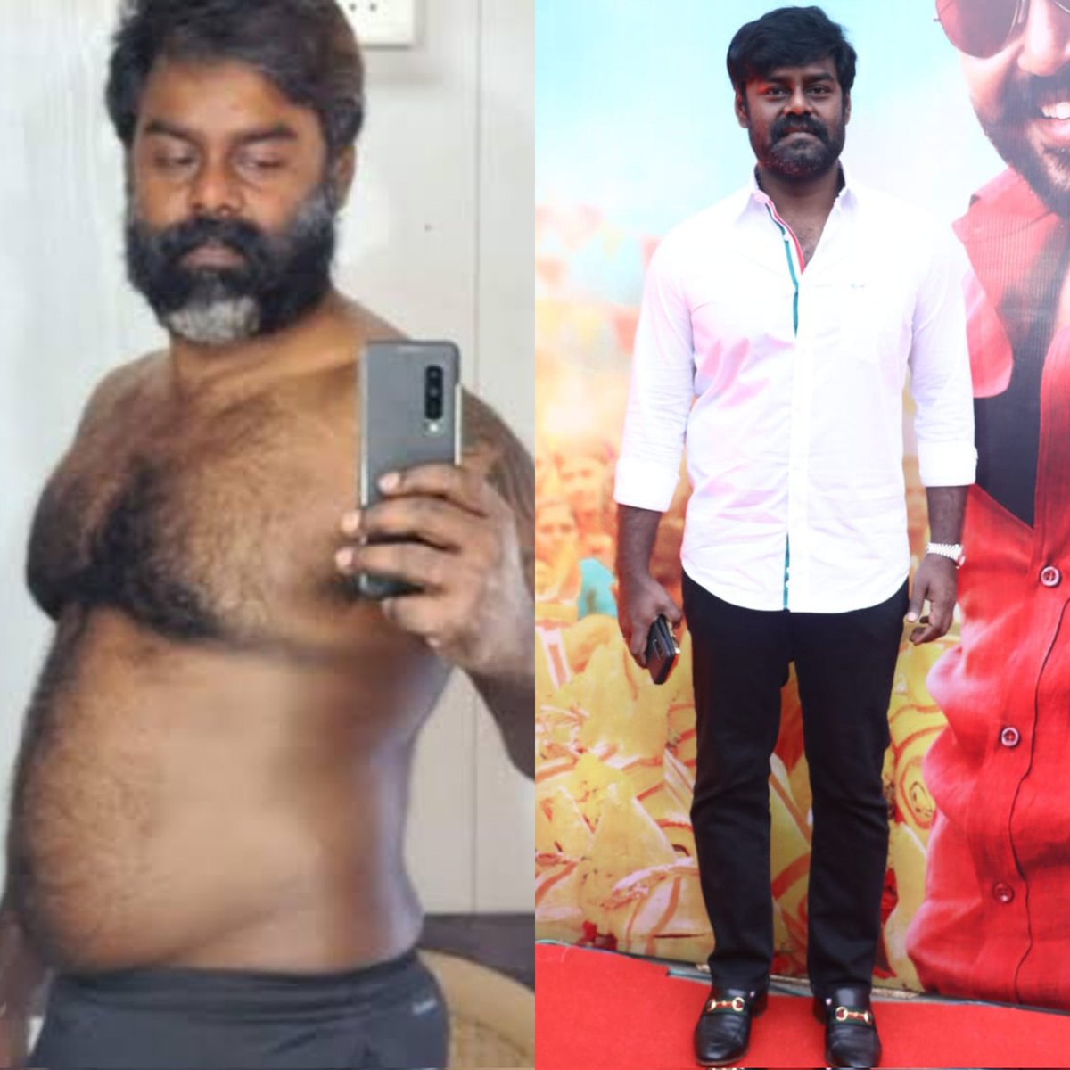 Noted @studio9_suresh bro's transformation from visithiran movie  to now 😵 what a transformation 🔥 felt like sharing ❤️