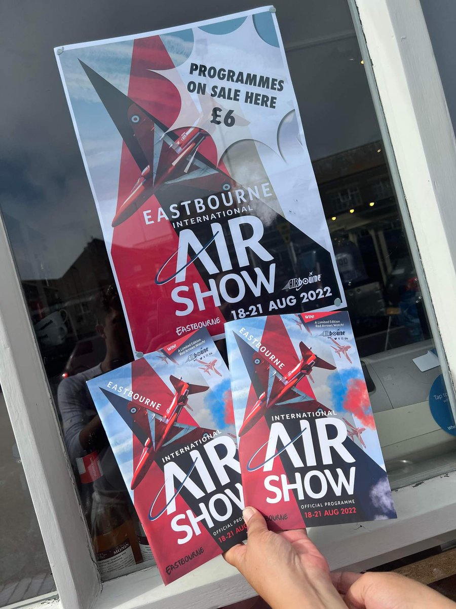 BrewedPerfectly's tweet photo. We're proud to be selling this year's Airbourne: Eastbourne International Airshow official programs✈️🚁🛩️

Full of special offers times of the displays and much more !!!
 #perfectlybrewed  #eastbournelocal #eastsussex #airbourne #eastbourne #eastbourneinternationalairshow https://t.co/bcK2aY36FF