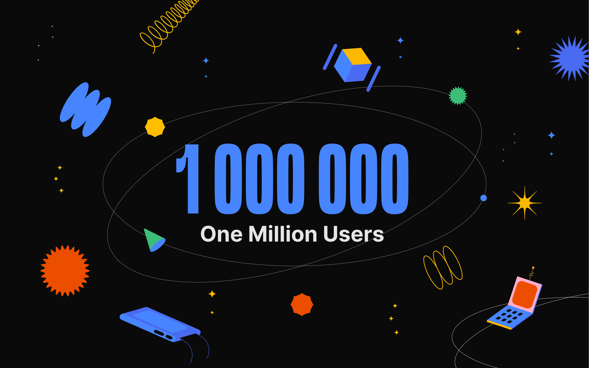 JumpTask_app's tweet photo. There are #MILLION of you already! 🚀 We are thankful for every single one of you ❤️

Let's #Giveaway 5 $JMPT 🤑 To enter you have to:
❤️ Share your love with us in the comments
🏷️ Tag a friend
👜 Add your wallet ID
10 lucky winners will be announced the next Wednesday! 🤩 https://t.co/qb4fU8R47B