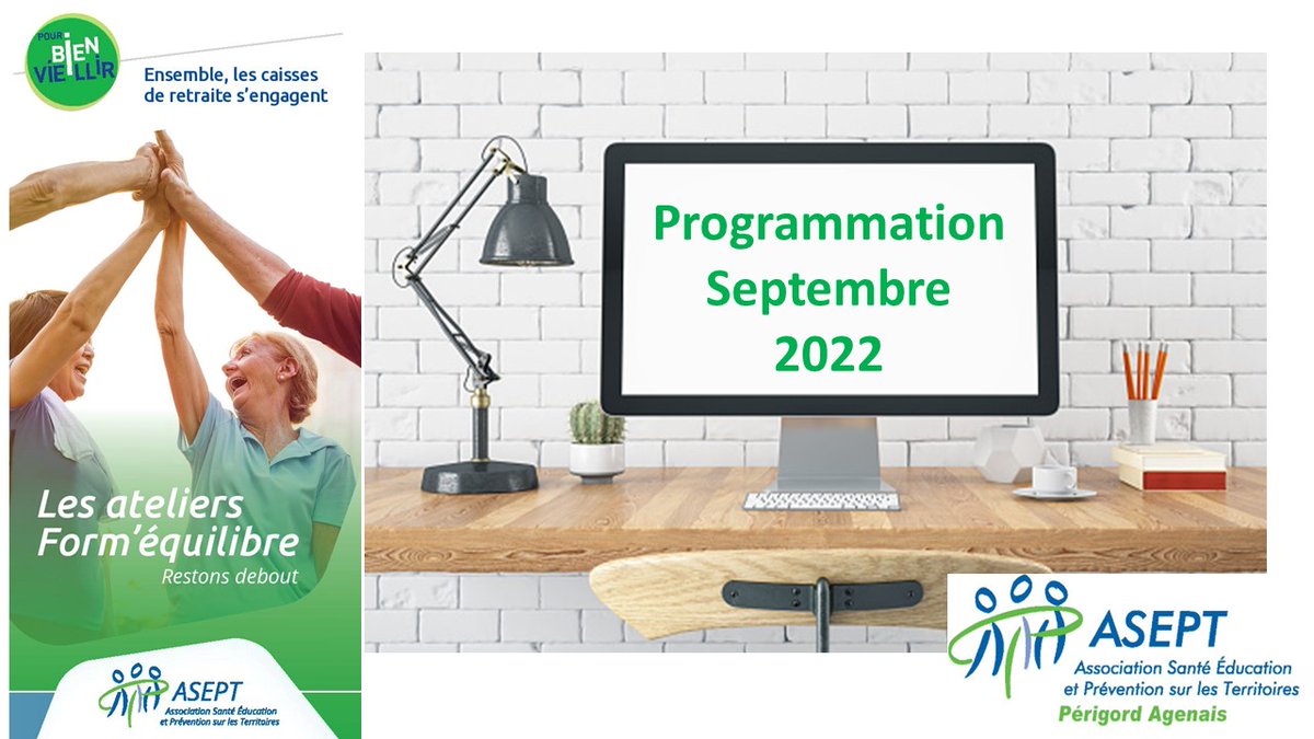 L'ASEPT Périgord Agenais travaille sur la programmation des ACTIONS DE PREVENTION SANTE en #dordogne et en #lotetgaronne. 
Restez connectés ! Rdv demain... #atelier #sante #equilibre #aseptperigordagenais