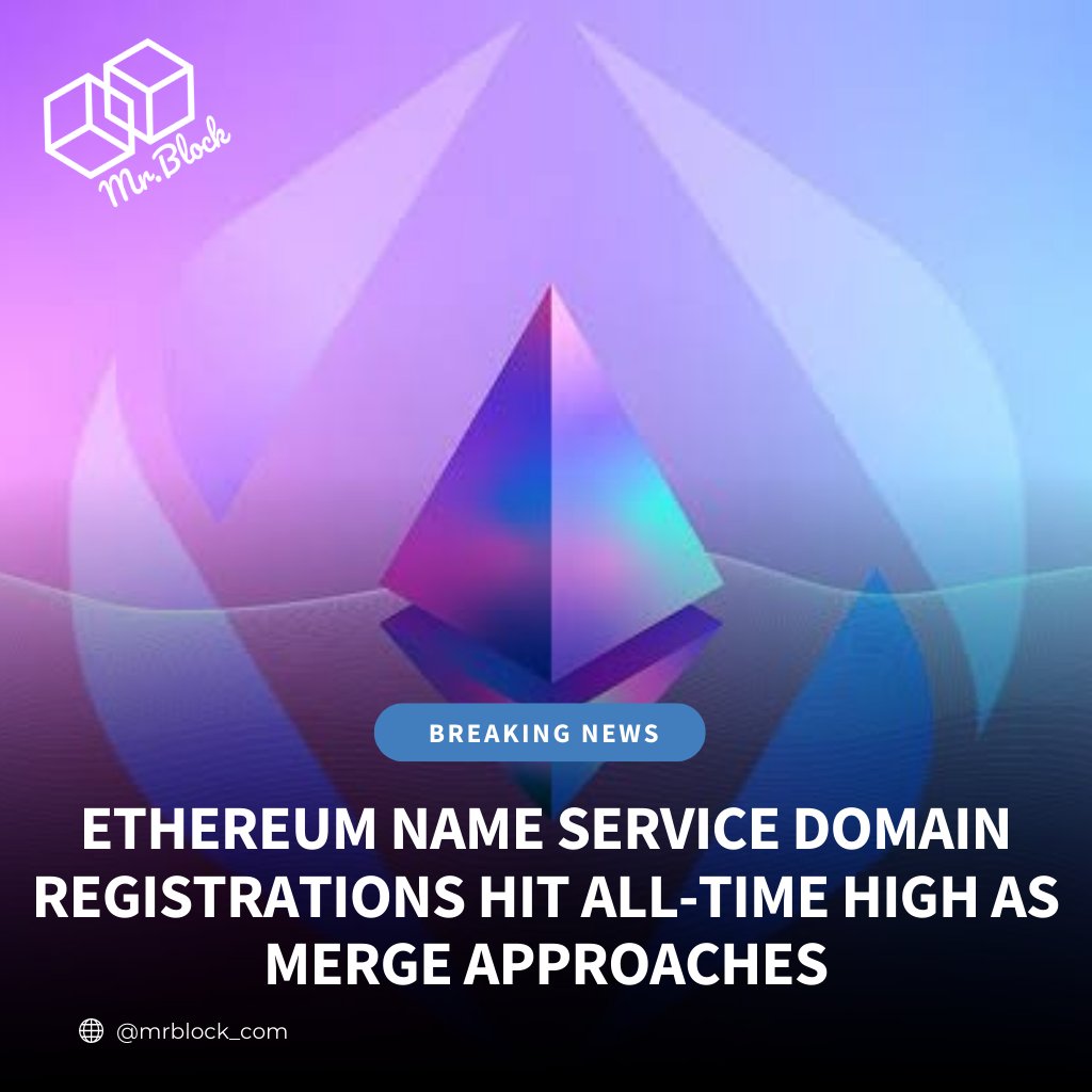 10Mx40's tweet photo. More than 1.8 million #ens Domain names have been registered, and adoption by non-English speaking communities are rising.
Source: Decrypt
Join The Blocks today https://t.co/HemIjSsoaR
#eth #ensdomainname #Ethereum https://t.co/eLLrfOwjRy