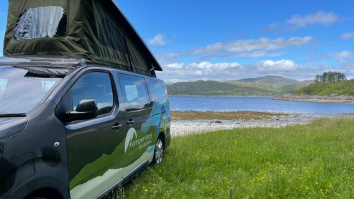 Race you to the sea!
Ampervans.com  . . . 

#electric #campervan #hire #ampervans #sustainable #travel #Scotland #tourism #family #solotravel #adventure #EV #electricvehicles #chargers #holidays #staycation #Eco #sea #beach