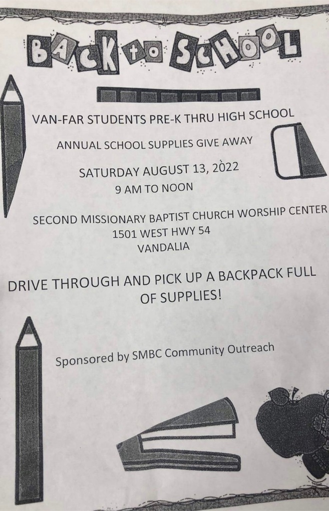 john_fortney22's tweet photo. See information about a back to school fair at Second Missionary Baptist Church. https://t.co/jy8yPcGnHD