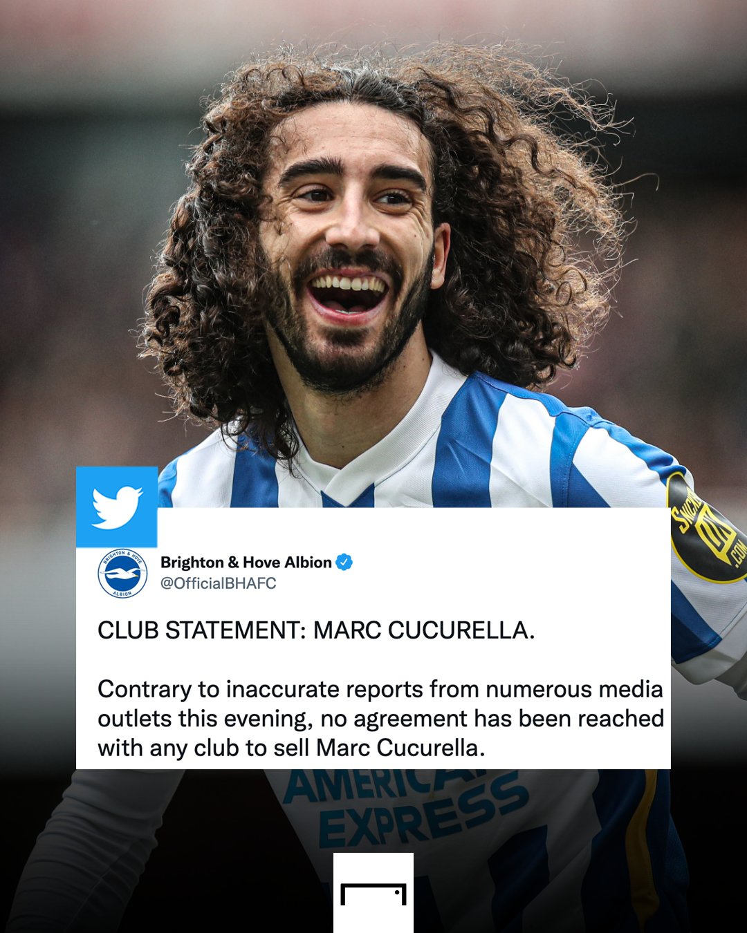 GOAL on Twitter: "Brighton have issued a statement regarding Marc Cucurella 🍿 https://t.co/YGBQnwnwx1" / Twitter