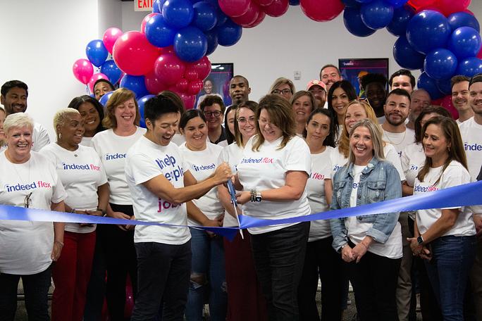 Food, fun, and jobs-- oh my! Stop by our newest Dallas Hub location. We can't wait to meet you!

#thefutureofwork #indeedflex #flex #dfw #dallas #dfw #TX #jobsearch #hiring