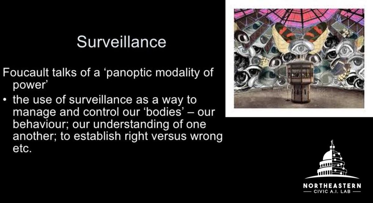 saiphcita's tweet photo. Foucault considered that surveillance had a disciplining objective. He argued that way to resist surveillance was through "Sousveillance," where people monitor the surveillors. 

How do these resistance techniques look like in current online platforms?

https://t.co/hjHEJv3bcQ https://t.co/cpCWBMmCNh