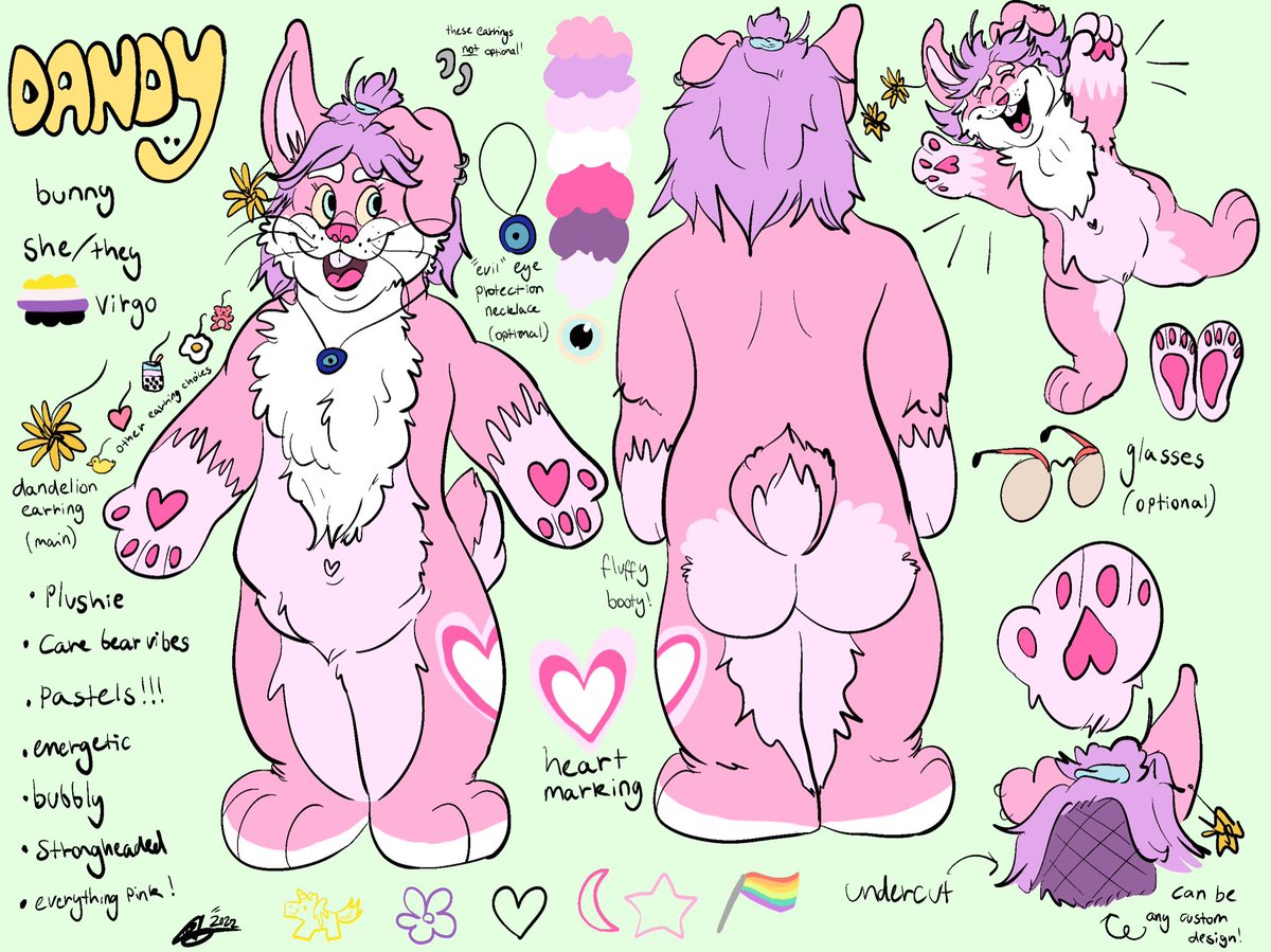 MUSTARDBUTCH's tweet photo. this is a fursona/character i designed for a friend!! meet dandy :-)
#fursona #furry #furryart #transfurs https://t.co/T7JLcYSdge