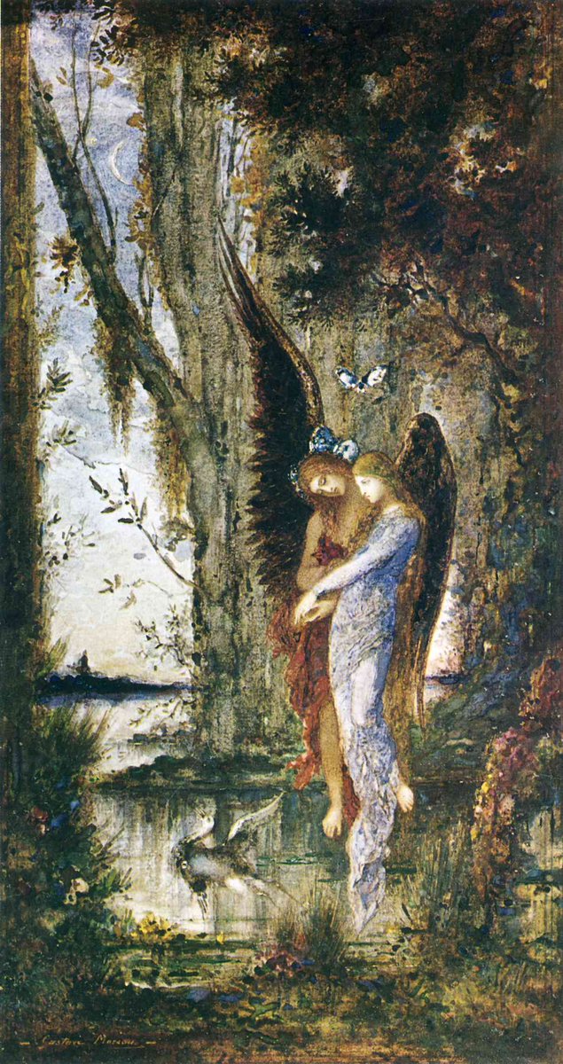 Evening and Sorrow, 1882 #symbolism #gustavemoreau wikiart.org/en/gustave-mor…