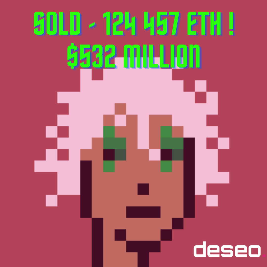 deseo_io's tweet photo. How is it possible that a CryptoPunk was sold for $532 million? Well, actually it wasn't. The whole process was backed by something called a flash loan. In one transaction 124457 Ether were borrowed, the NFT was bought and all the money - repaid. Great marketing? Maybe. https://t.co/J9nV2rfUNz