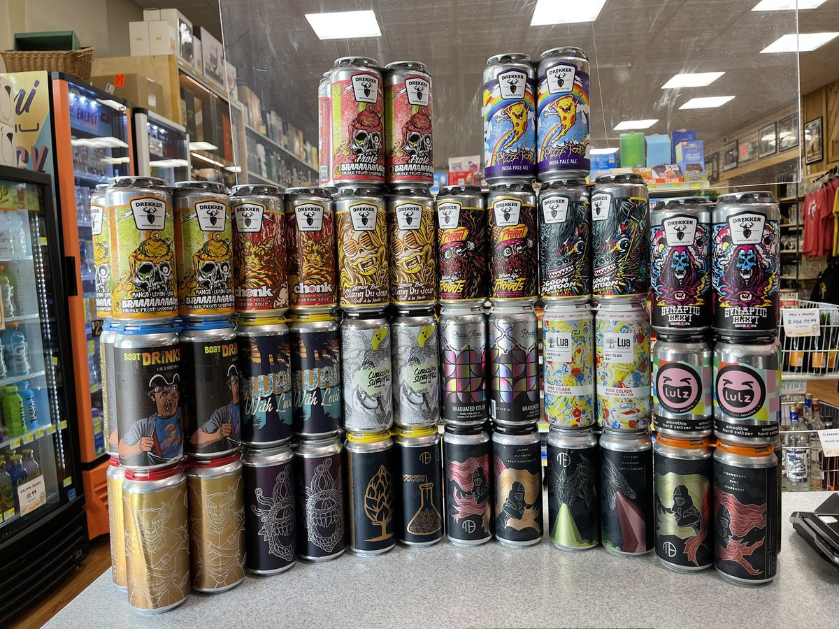 JohnsGrocery's tweet photo. Looking for #NewBrews? Look no further! We’ve got a lot of new stuff on our shelves including a NEW brewery (to us): @MortalisBrewing ! @DrekkerBrewing @PhaseThreeBrew @untitledartbev #FreshBrews #CraftBeer 🍻🍻🍻 https://t.co/dJM6WogMWH