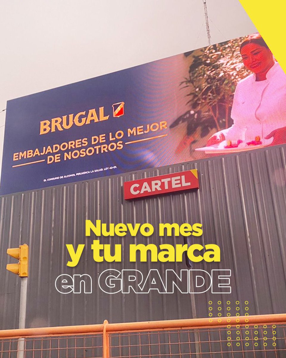 Asi comenzamos el mes de Agosto 😎.  ¿Que esperas para colocar tu marca a lo grande? 🤔

Dale a tu marca el reconocimiento que se merece, contáctanos al:

(809) 560-2700 📞
 
#CampañasPublicitarias #VallasDigitales #PublicidadDigital #EsDeCartel #MarketingExterior