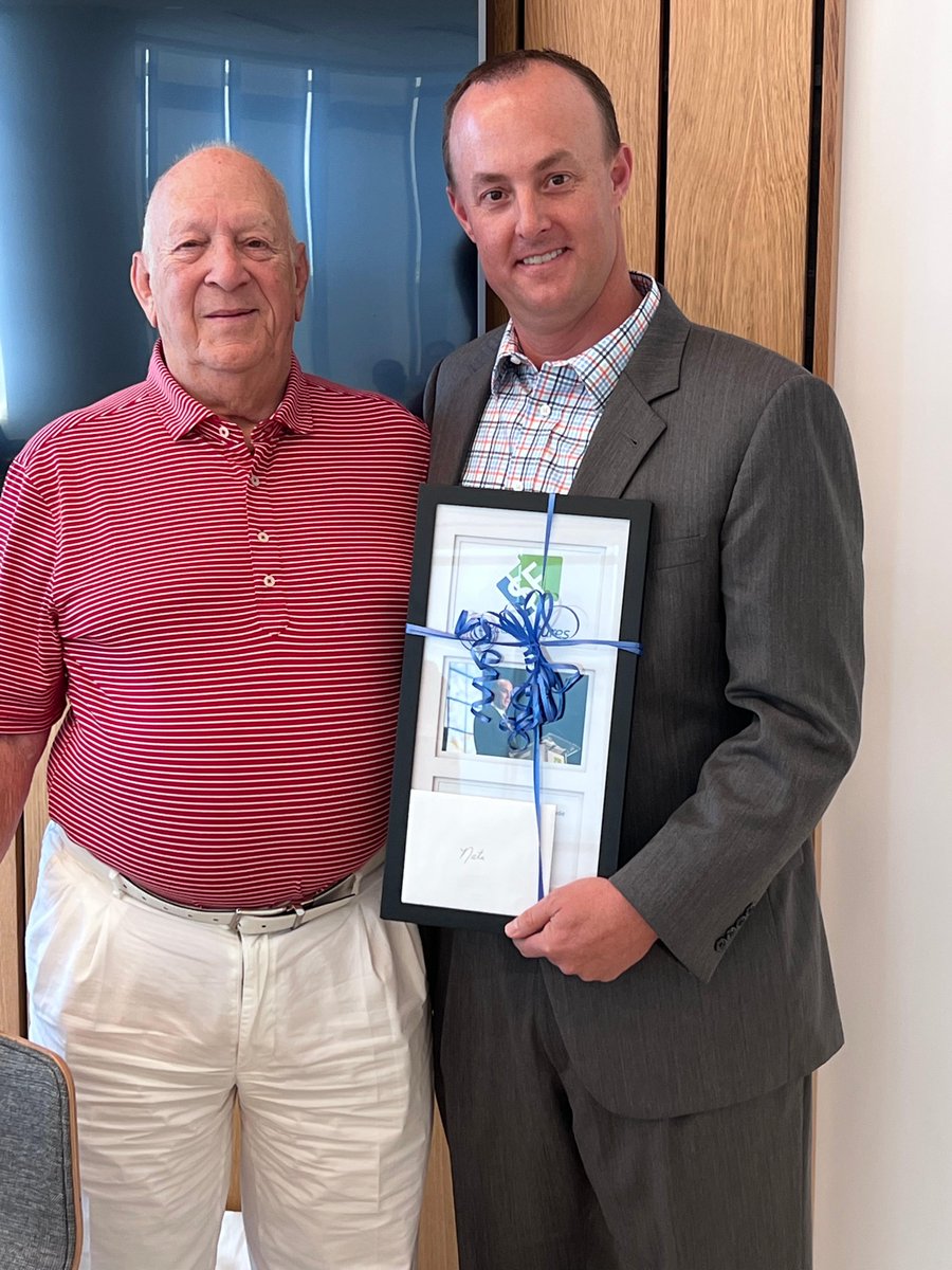 Finally, we'd like to express profound gratitude to outgoing board members Mike Kelly, Pat McDonough and Pete Syslack. We also thank outgoing Board Chairperson Nate Stading (pictured here with SecureFutures Founder Lloyd Levin) for his dedication and service over the last year!