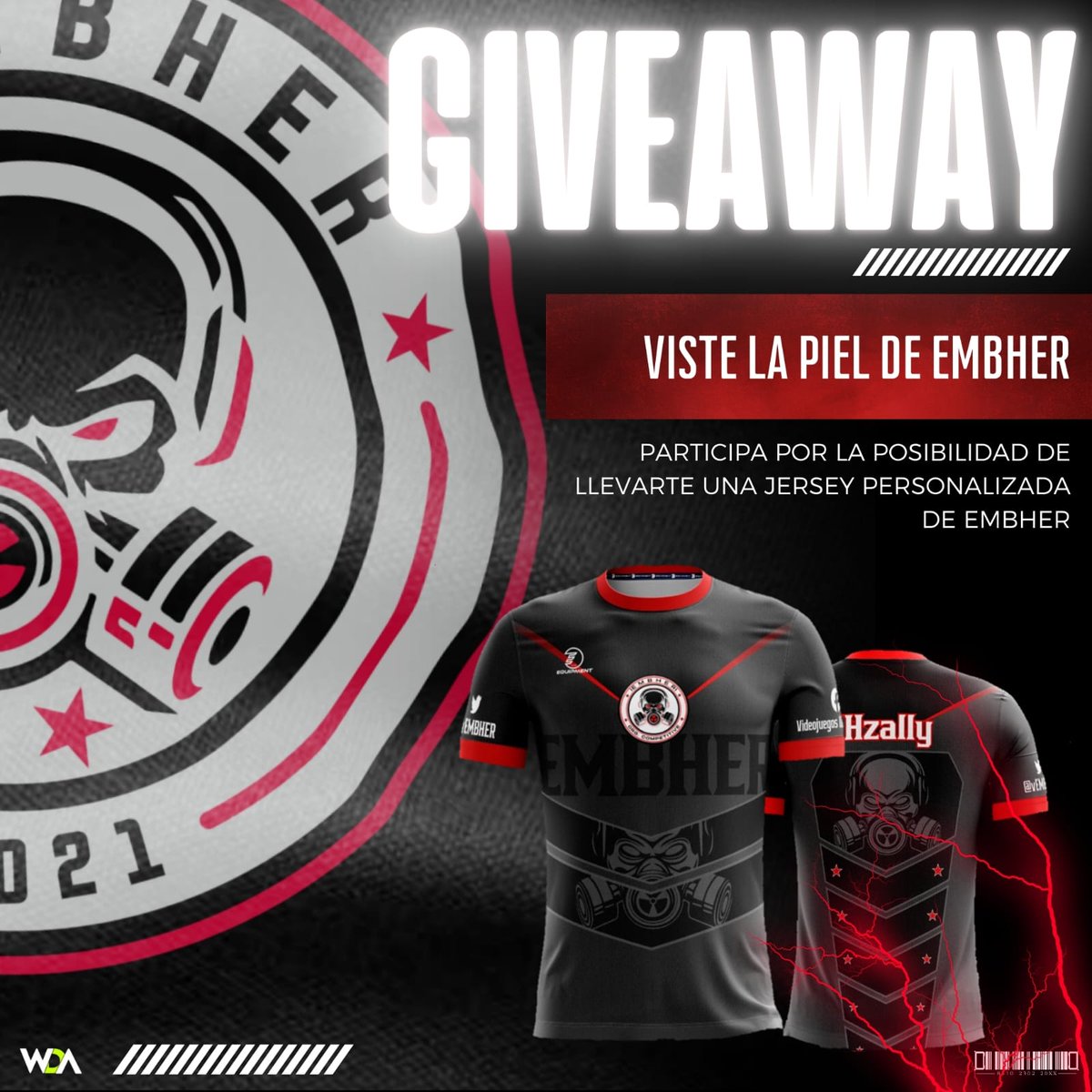 Participa por la posibilidad de portar nuestra bonita Jersey #Black 🖤

Requisitos:
✅️ Seguirnos 
✅️ Dar me Gusta
✅️ RT
✅️ Mencionar dos amigos
❌️ No cuentas nuevas

El día 13 de agosto se dará a conocer el ganador en el canal de nuestra CDC <a href="/DanaeK7_/">DanaeK7🦄🍀</a> 

#LetsGoEMBHER