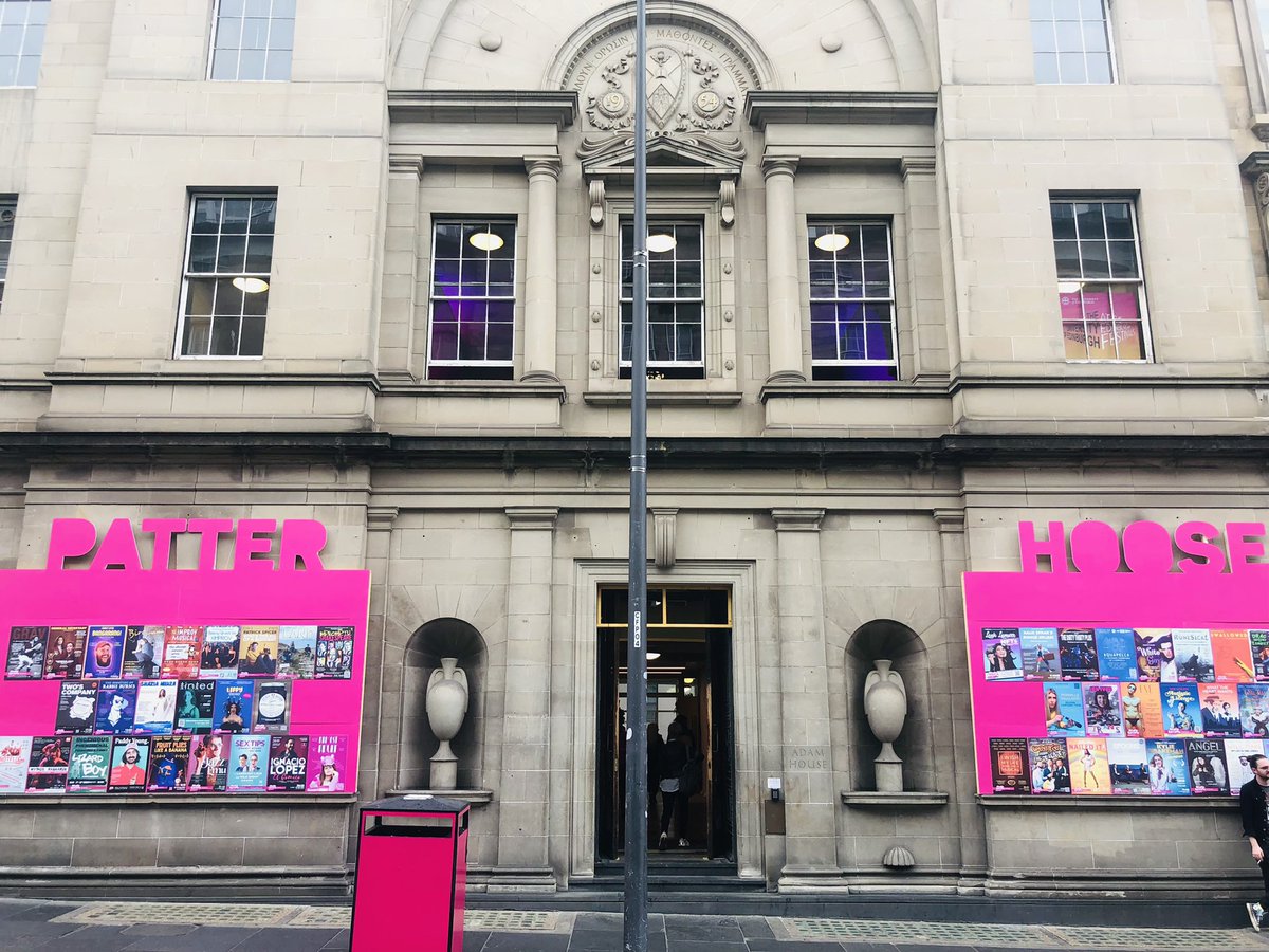 Right badgers! 🐾

The <a href="/spoonstheplay/">Spoons 🥄 by Jon Canter</a> squad have landed the very snazzy Patter Hoose <a href="/Gildedballoon/">Gilded Balloon</a> 🎈

If you’re hitting #edfringe come &amp; put yer eyeballs on us. Everyday at 6pm. You’ll have an extremely nice time we promise #spoons #newwriting #whatlarks