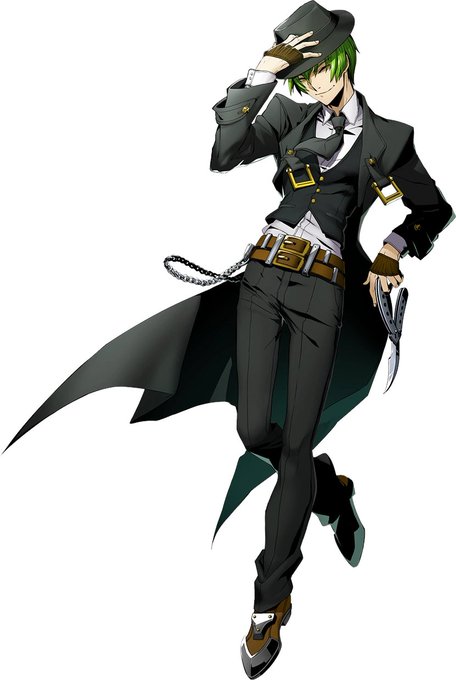 My taste in men mostly falls into the ikemen and femboy categories, hazama is like top tier husbando 