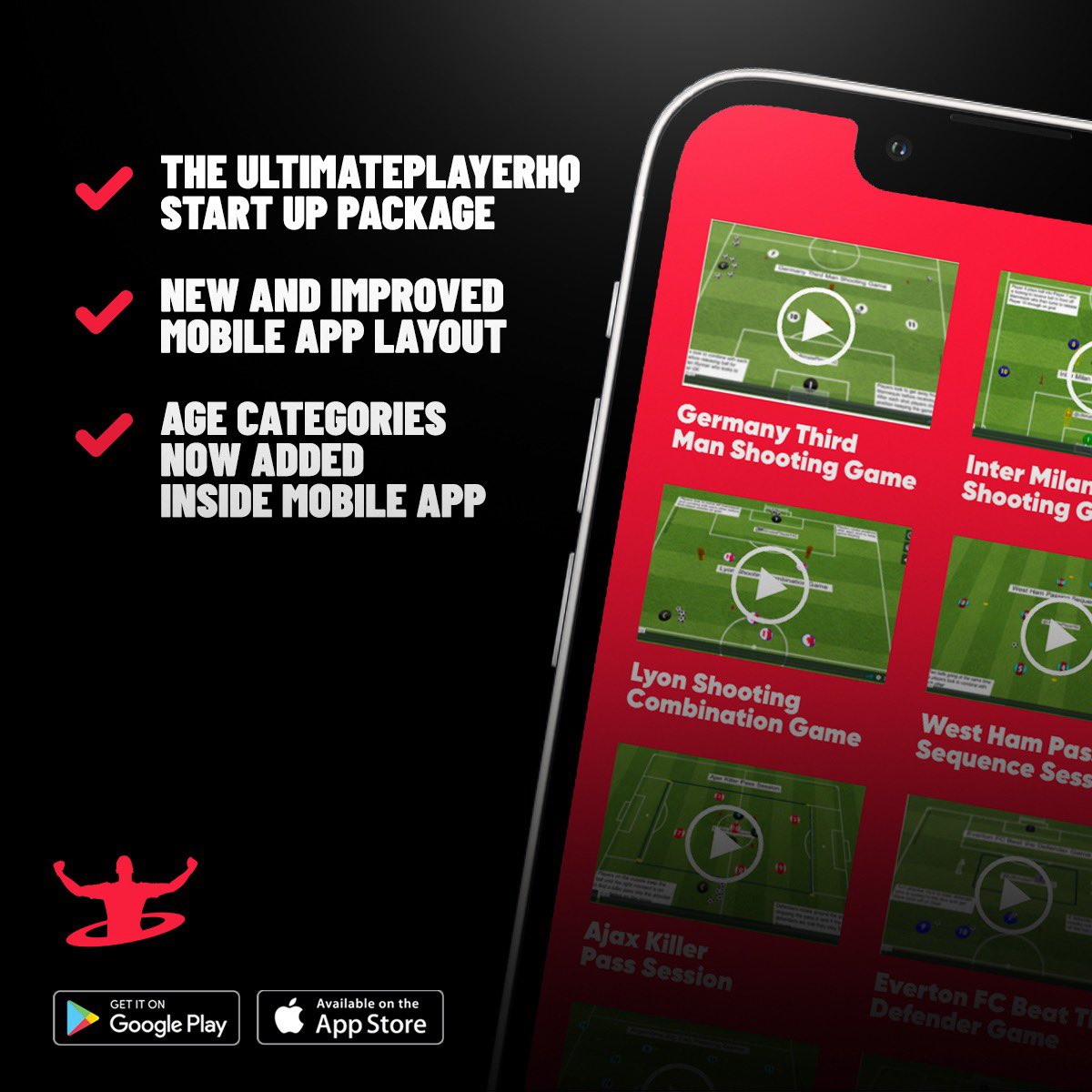 We are delighted to announce the launch of some new key features around the UPHQ website and app. 

-Coach Start Up Package 
-New And Improved mobile app layout 
-Age Categories added inside app 

📱 apps.apple.com/gb/app/ultimat…
🖥 UltimateplayerHQ.com