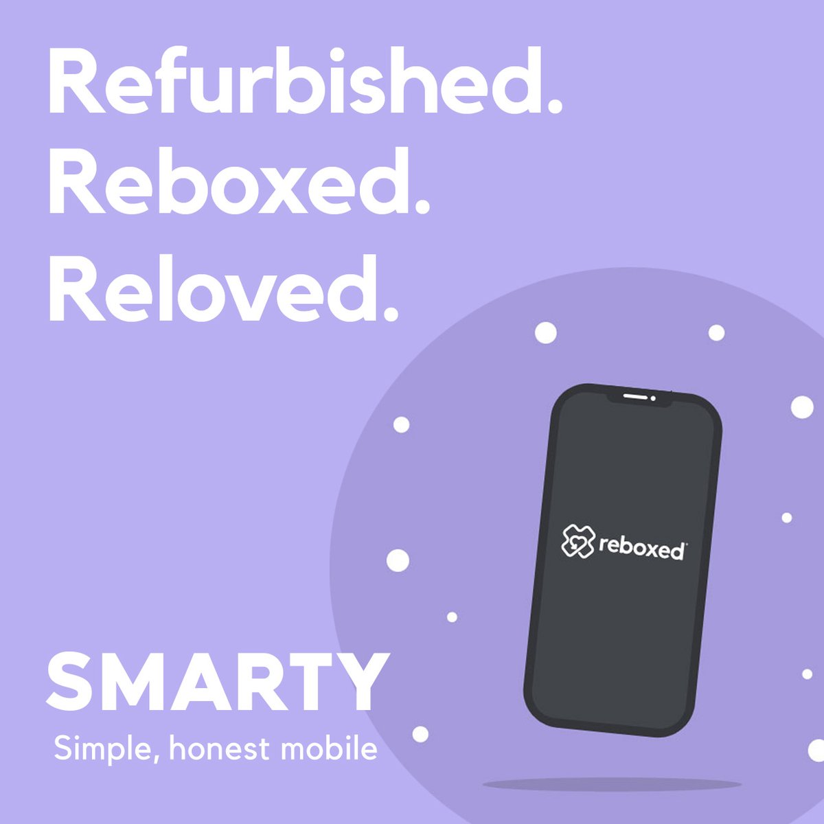 We have teamed up with reboxed® to give SMARTY customers exclusive discounts on refurbished phones. Cracked screen? Poor battery life? Now might be the time to upgrade, and SMARTY have got you covered.
smarty.co.uk/refurbished-ph…
