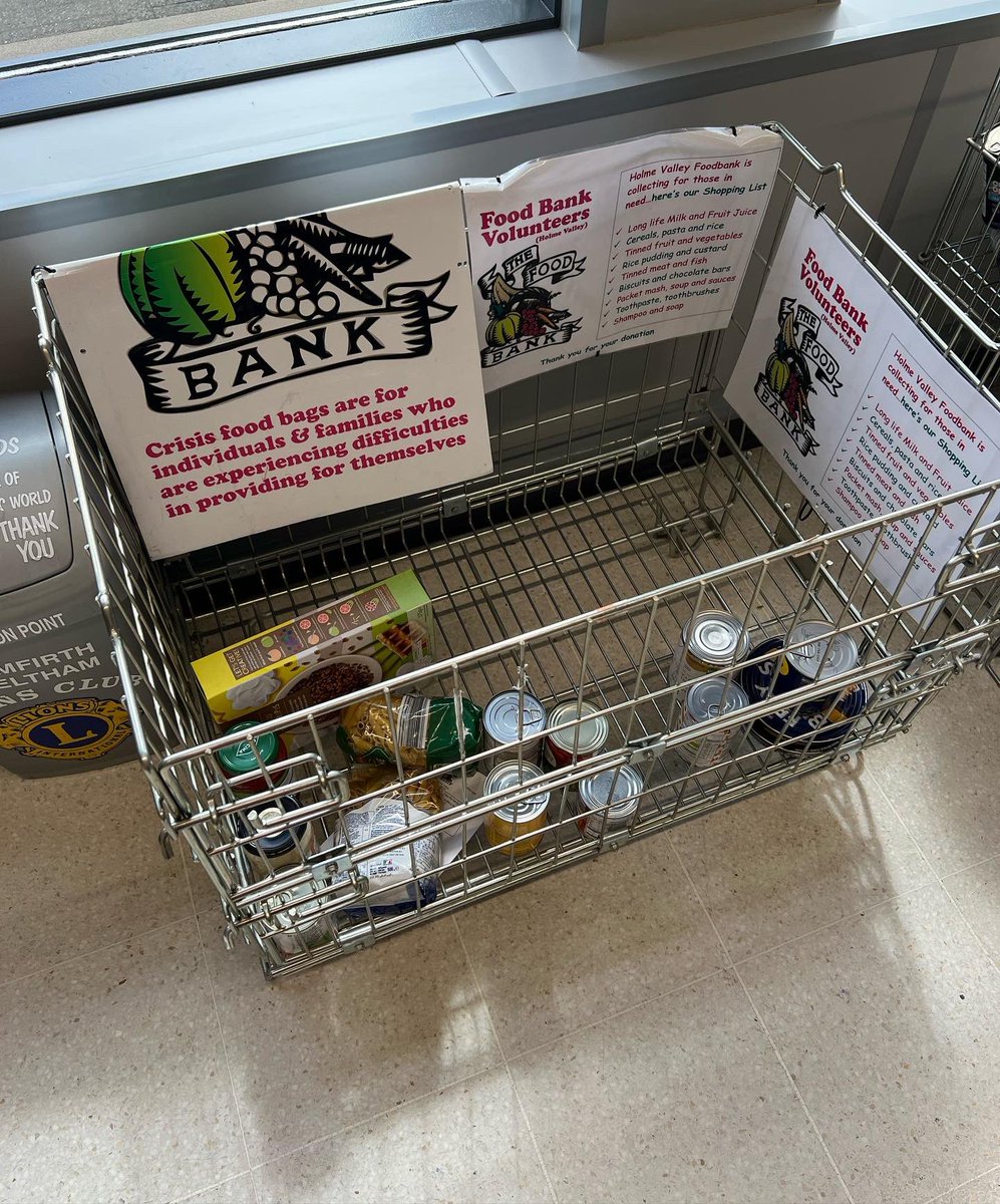 HVFoodbank's tweet photo. Don’t forget we have drop off points at:

* Holmfirth Co-op 
* Wooldale Co-op 
* Holmfirth Sainsburys 

Anything from the attached list would be a great help to the foodbank. 

Thank you for your continued support https://t.co/S4TU0ER9Vc