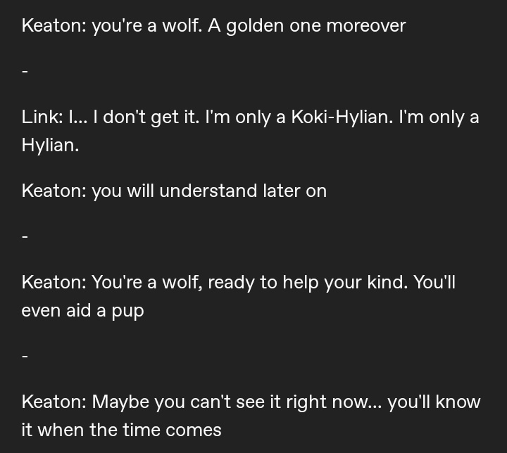 Sky_Bluesdesk's tweet photo. An ask on Tumblr! They wanted a drawing of #Keaton, and a mini comic popped up in my mind :)
I hope you like it even if it's just flat colors and messy handwriting XD
I left the text tho!
#Zelda #linkeduniverse #lutime #lutwilight #TheLegendOfZelda #zeldatwt #majorasmask https://t.co/dnFCKJe8ND