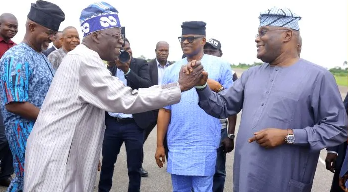 YAIKUUB's tweet photo. @firstladyship You are right firstladyship.
Let it be known that both atiku & tinubu are partners in division. It is only corrupt!on & 💰💰💰 that holds these 2-together.
#Escobat #Thiefnubu #Athiefku #APCheats #PDPigs. https://t.co/7firMTkEQ8