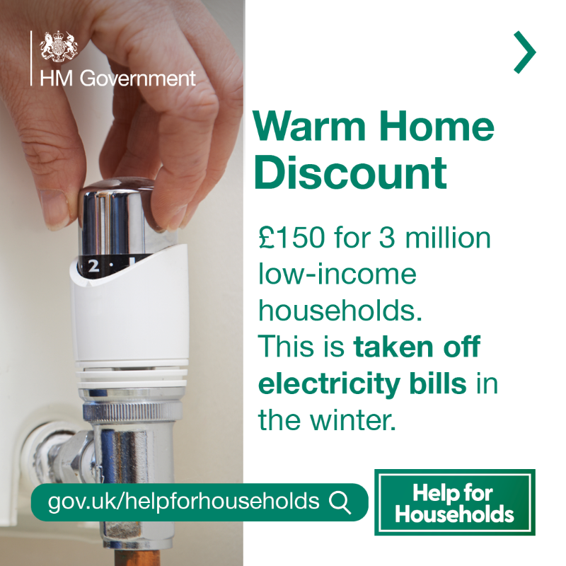 SciTechgovuk's tweet photo. The government is providing direct support to millions of people to help them with their energy bills this winter. 

Find out more👇🏽