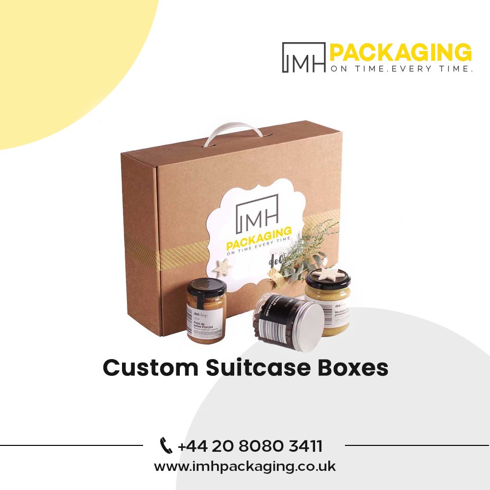 uk_imh's tweet image. IMH Packaging UK Provides you with durable and stylish Custom Suitcase Boxes at wholesale price.

Oder Now: bit.ly/3OX9WGX

#CustomBoxes #CustomSuitcaseBoxes #SuitcaseBoxes #PrintedCustomSuitcaseBoxes #CustomPrintedSuitcaseBoxes #PrintedSuitcaseBoxes #Packagingdesign