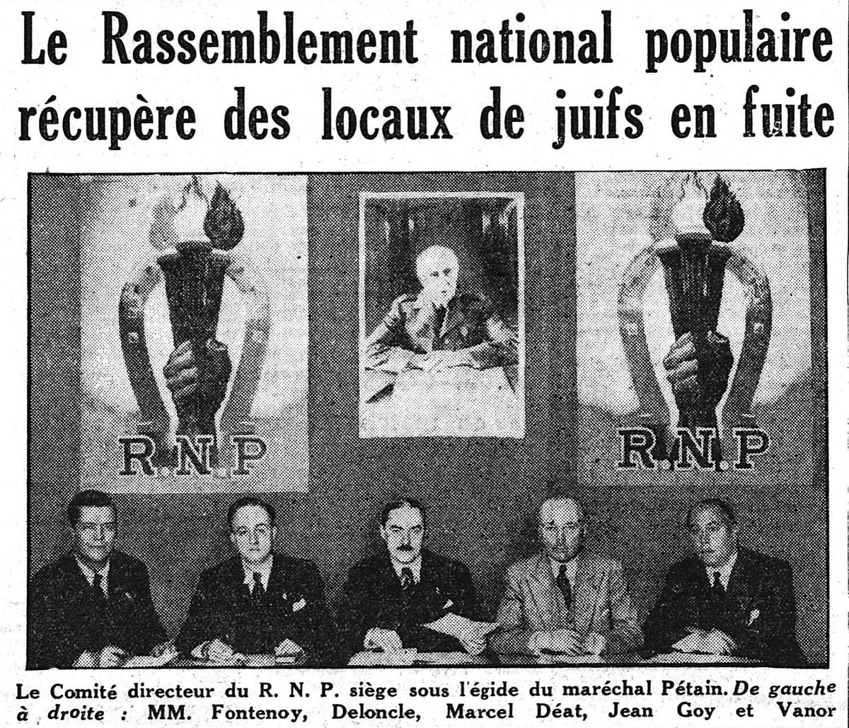 C’était déjà le Rassemblement national. Qui se disait lui aussi « populaire ». Derrière la patte blanche du chat, il y a l’Histoire. Une piqûre de rappel n’est jamais inutile.