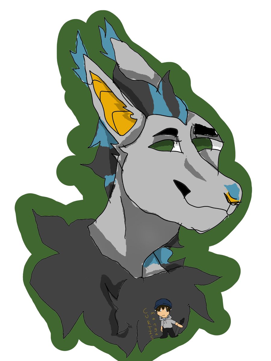 curtis_manga's tweet photo. here is the finished piece of the drawing of my sona, shikobs.
#vernids #furryfandom #Fursona #furryartwork #Furryartist https://t.co/PIqOLRPFOt