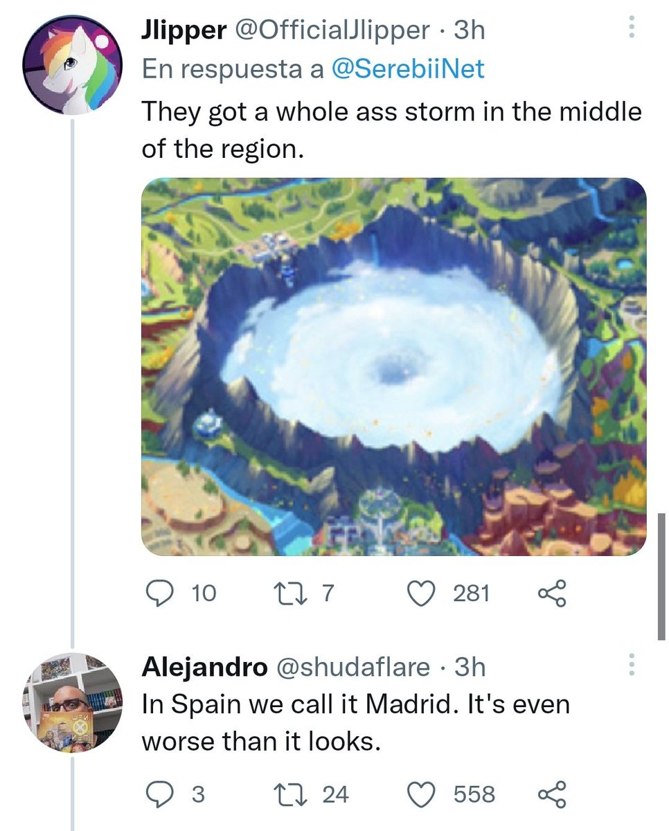 RafadelaRosa_'s tweet photo. España    🤝       Pokemon
          odiar Madrid https://t.co/quFFwwTZaR