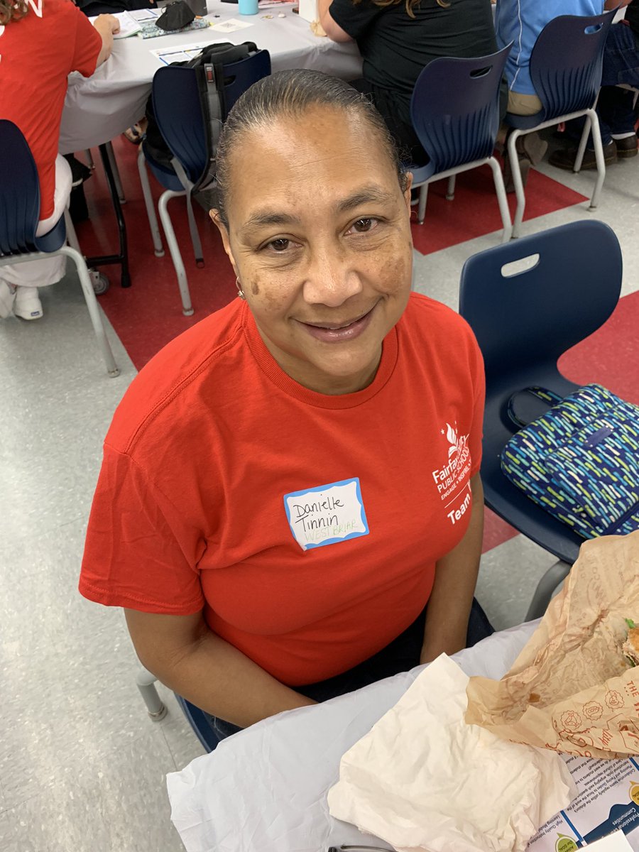 WestbriarES's tweet photo. Danielle Tinnin, Westbriar’s new Administrative Assistant. @FCPSR2 #r2kickoff https://t.co/FXWQ7IBT1V