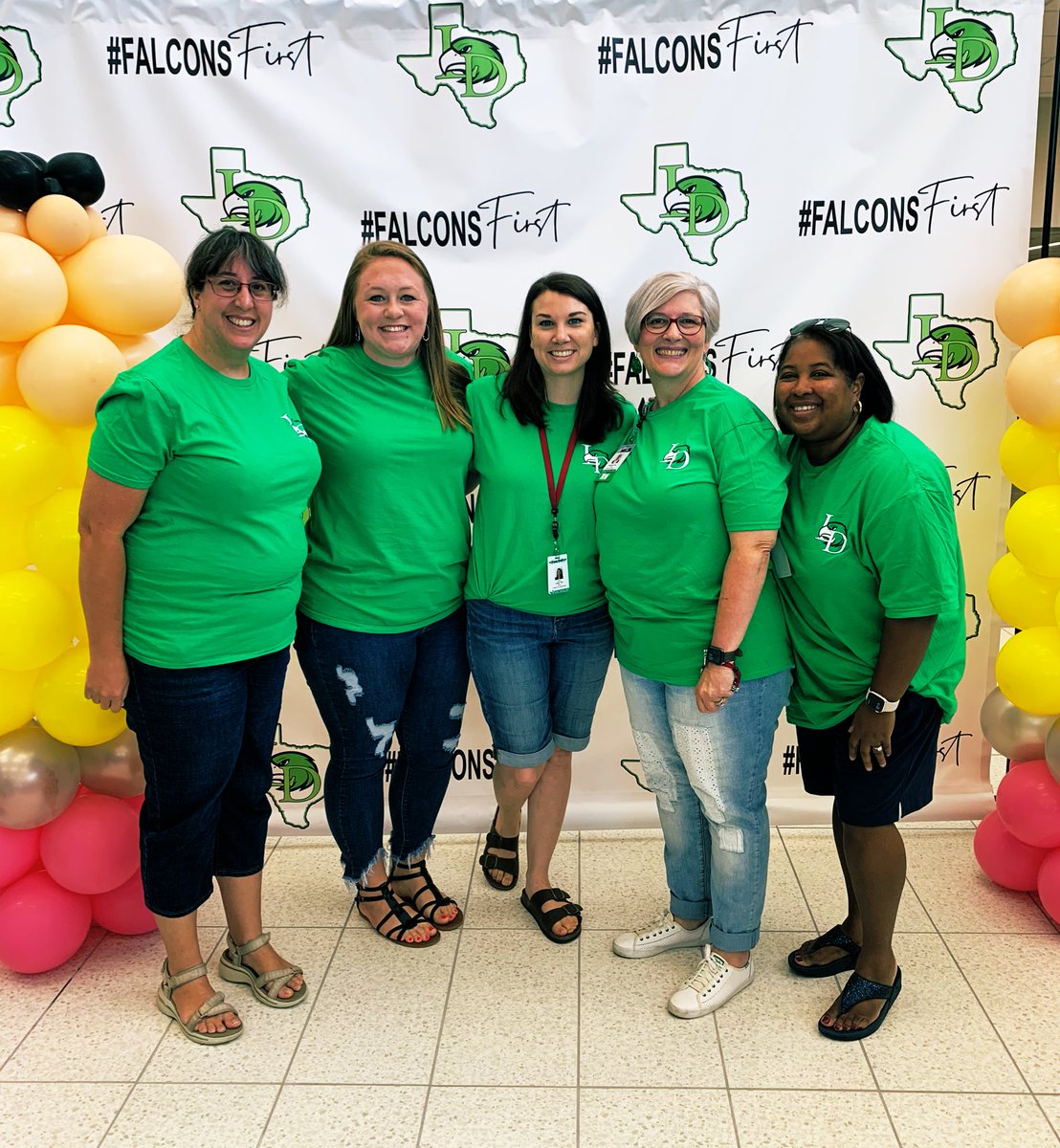 ldhsnurse's tweet photo. #Convocation2022 @LakeDallasISD Nurses are ready to #InspireEducateEmpower our students. #FalconsFirst #SchoolNurses #RegisteredNurses #ReadyToRoll #CoolChicks https://t.co/YBpsLaGTEb