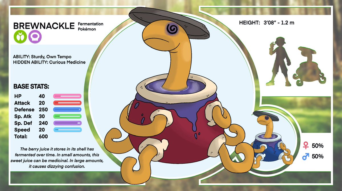 beetlesaurus's tweet photo. Last stream, we decided that Shuckle deserves an evolution, so here it is! I’m really pleased with how it turned out! I’ll be streaming more tonight, 6 pm, EST! https://t.co/py5Ake56Zc #Shuckle #Pokemon #PokemonArt #PokeArt #Fakemon #Twitch #TwitchStreamer #TwitchAffiliate https://t.co/6EJ0eNtkcz