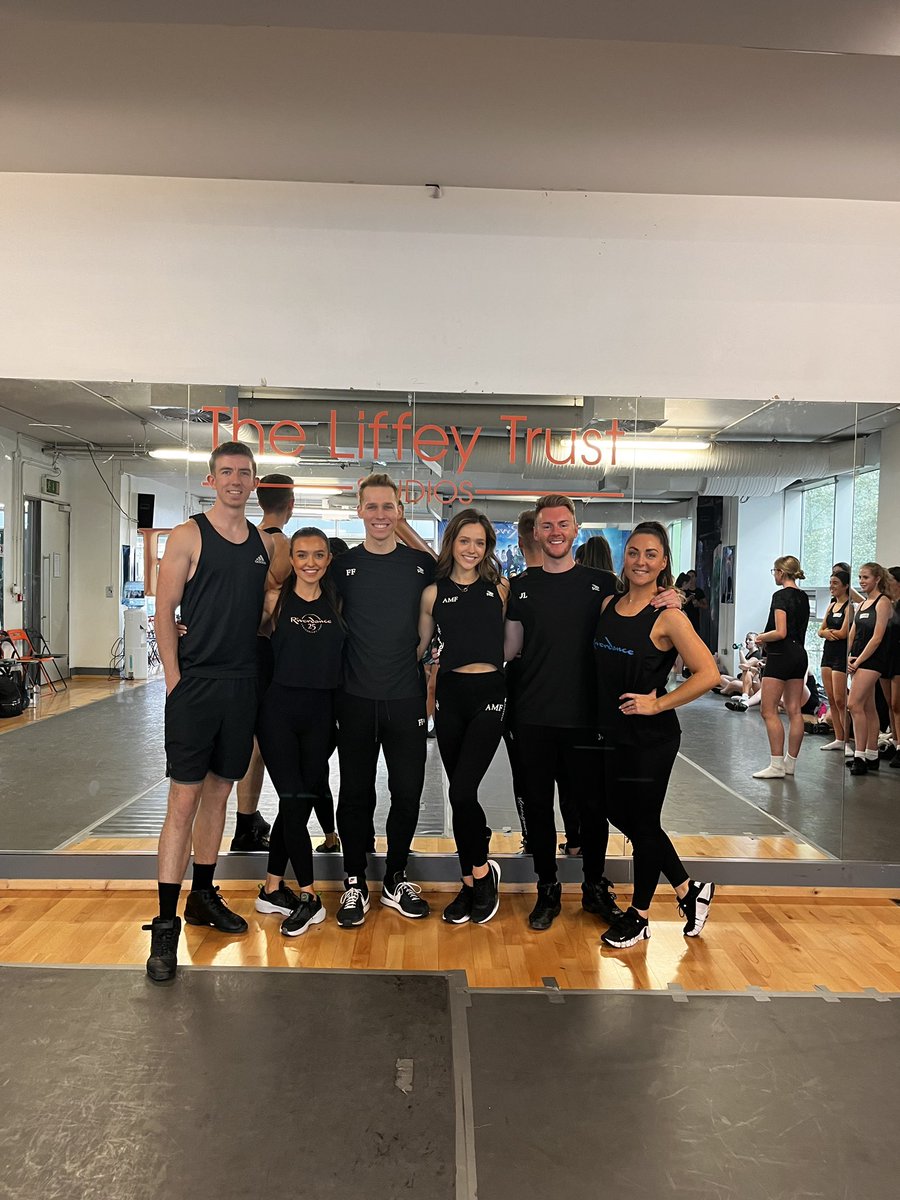 Some of our instructors after a fantastic day 3 of the Dublin summer school week 1! Looking forward to the final few days of hard work before the students showcase on Saturday!✨💙

#riverdance #riverdance25 #inspire