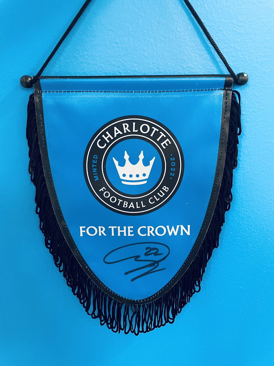 Charlotte FC Chief Fan Officer (@charlottefc_cfo) on Twitter photo First 7,500 fans in the building tonight will receive a mini captains banner! Retweet to win this <a href="/FuchsOfficial/">Christian Fuchs</a> autographed one! I’ll DM the winner at 5p today. #forthecrown First 7,500 fans in the building tonight will receive a mini captains banner! Retweet to win this <a href="/FuchsOfficial/">Christian Fuchs</a> autographed one! I’ll DM the winner at 5p today. #forthecrown
