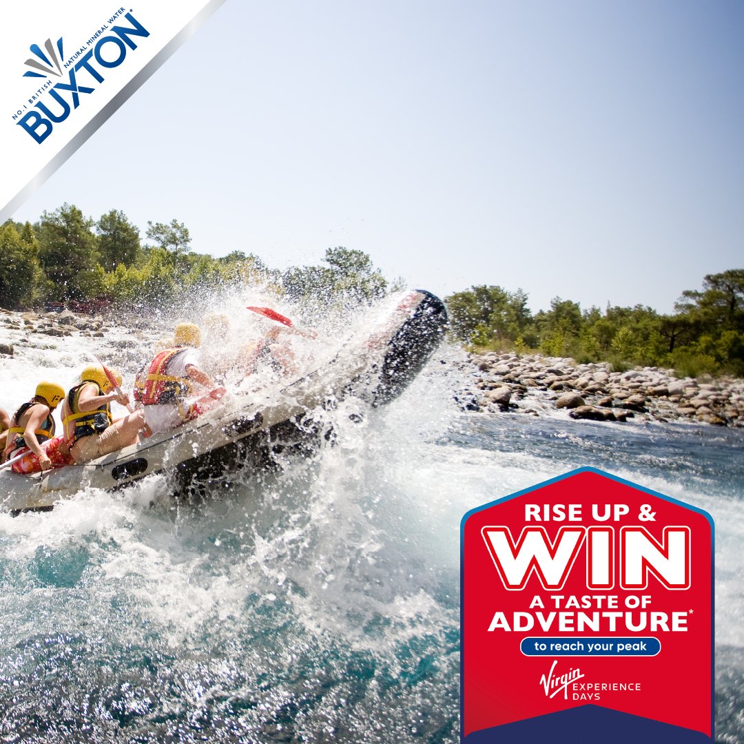 We’ve teamed up with @VirginExp to give you the chance to #WIN a £250 Virgin Experience Days voucher. To enter: 👉 Follow @buxtonwater & @VirginExp 👉 Like this post 👉 Tell us which experience is on your bucket list Promotion ends 10/08/2022. T&Cs: buxtonwater.co.uk/experiences/ri…
