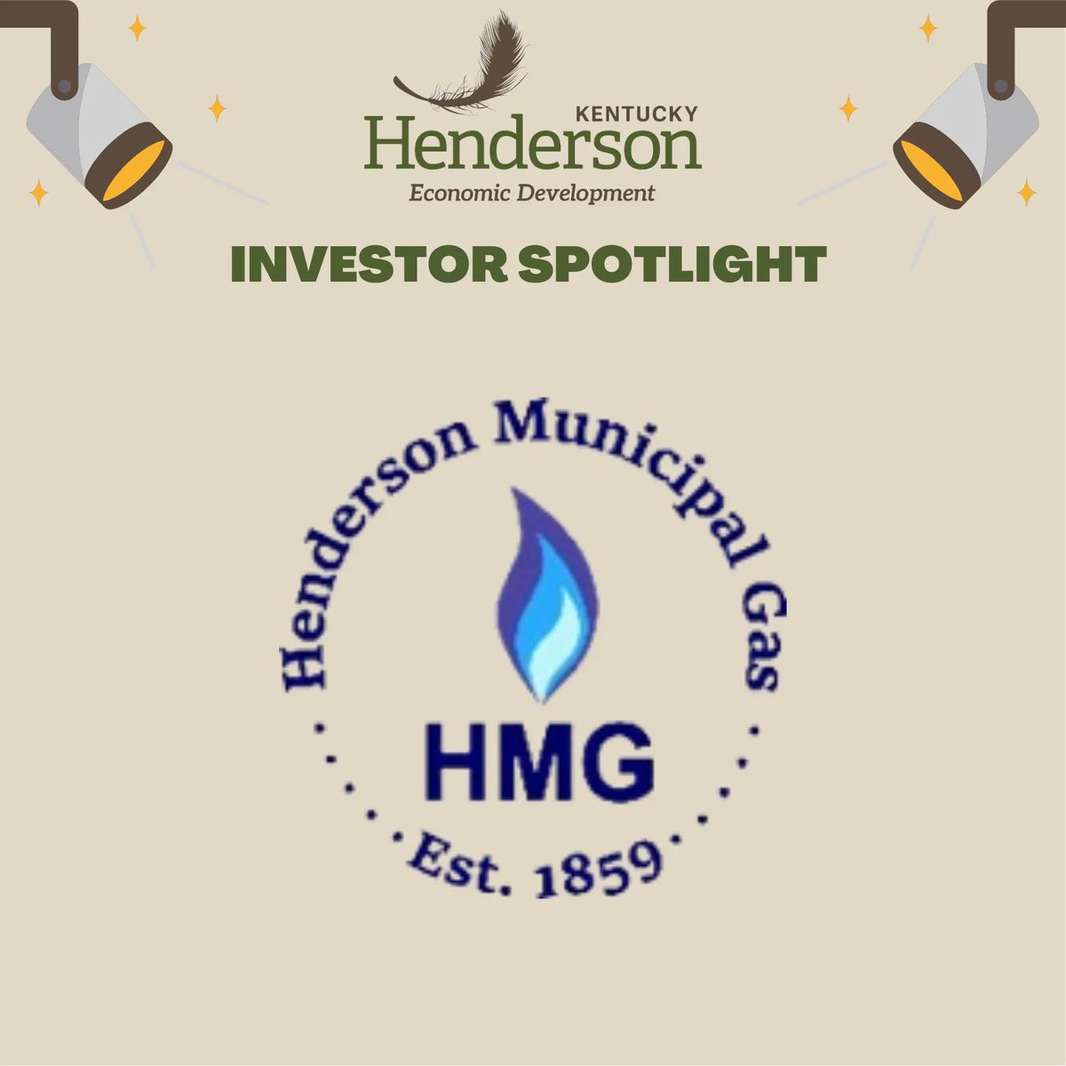 ✨INVESTOR SPOTLIGHT✨

Today’s spotlight is Henderson Municipal Gas!
Thank you for your continued investment in the growth of our community! We appreciate all of your support!