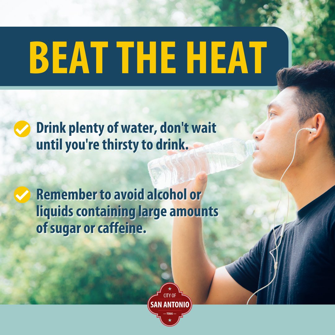Metro Health would like to remind you to Stay Hydrated during extreme hot weather. -Drink plenty of water, even if you do not feel thirsty. -Avoid alcohol or liquids containing large amounts of sugar or caffeine. For tips on how to Beat the Heat visit:saoemprepare.com/BeInformed/Nat…