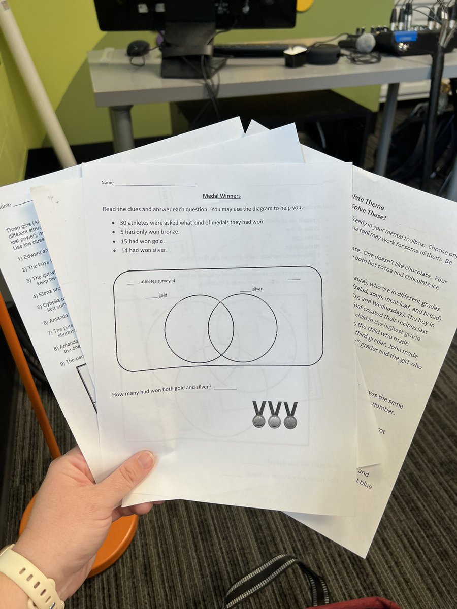 Teasley Target (@teasleytarget) on Twitter photo Excited for some new Convergent Thinking activities! 🤯🧠💥 Committed to conquering Venn Perplexors! <a href="/CobbAlp/">Cobb ALP</a> #lovetothinkhere Excited for some new Convergent Thinking activities! 🤯🧠💥 Committed to conquering Venn Perplexors! <a href="/CobbAlp/">Cobb ALP</a> #lovetothinkhere