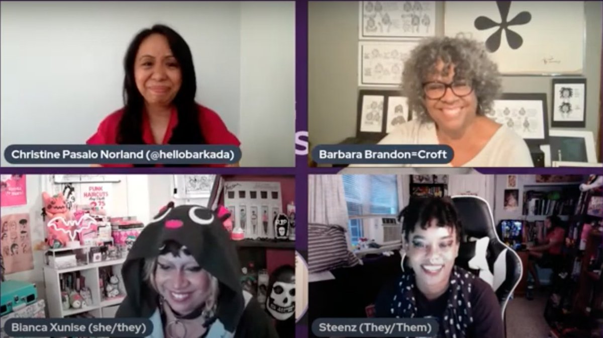 In this clip fr. our 2021 panel 'Celebrating Jackie Ormes' hosted w/ @WinCNYC & ft. cartoonists #BarbaraBrandonCroft @biancaxunise @oheysteenz,   Barbara shares when she first learned abt pioneering cartoonist #JackieOrmes. Happy Bday Month Jackie Ormes! 

youtube.com/clip/UgkxB9c2t…