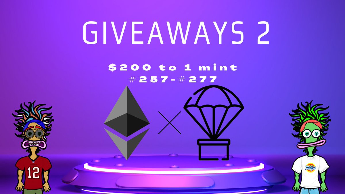 SkunknutNFT's tweet photo. New #giveaways are live in Discord-
Giveaway #1 is complete🤝
Giving $200 to one of the next 20 MINTS! Good luck ya Skunks!
https://t.co/4jtxaafQ2x
#NFTGiveaways #MintingNow #skunklife https://t.co/Sd47u4NP5E